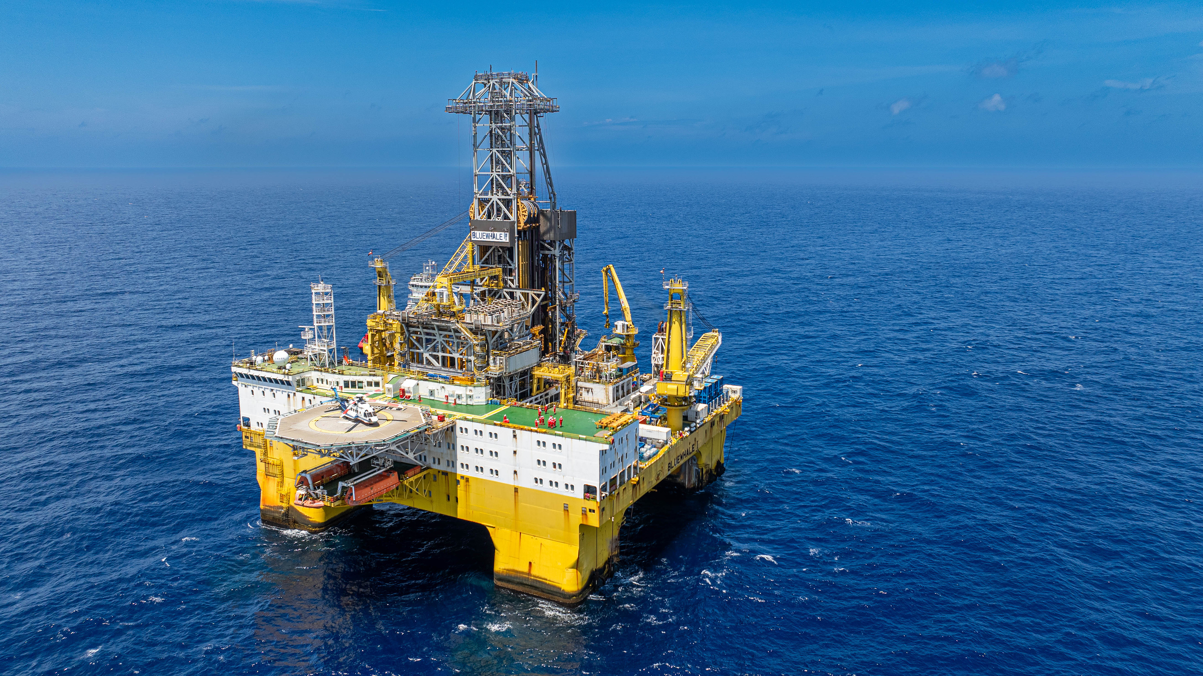 2024年8月17日，海南陵水，深海一號(hào)二期鉆井平臺(tái)。